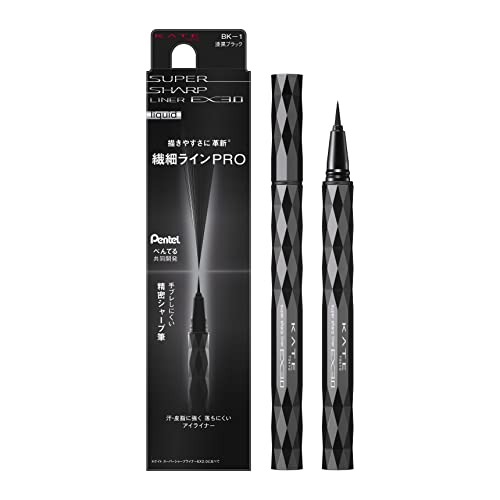 Kanebo KATE Supersharp Liner EX3.0 BK-1 0.6ml - WAFUU JAPAN