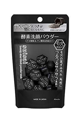 Kanebo suisai Beauty Clear Black Powder Wash (Trial) Enzyme Face Wash 0.4g - WAFUU JAPAN