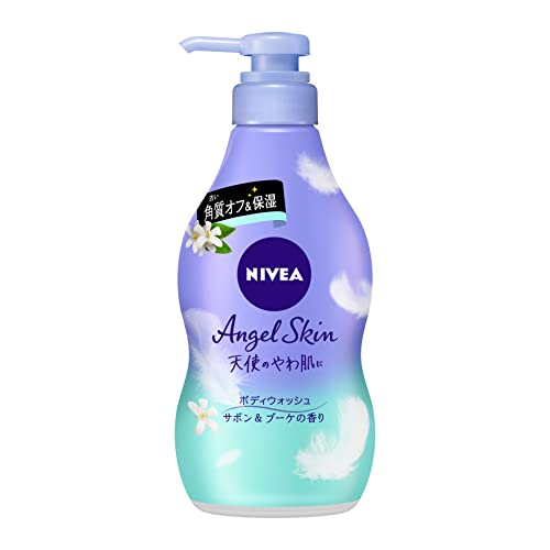Kao NIVEA Angel Skin Body Wash Savon & Bouquet fragrance pump 480ml - WAFUU JAPAN