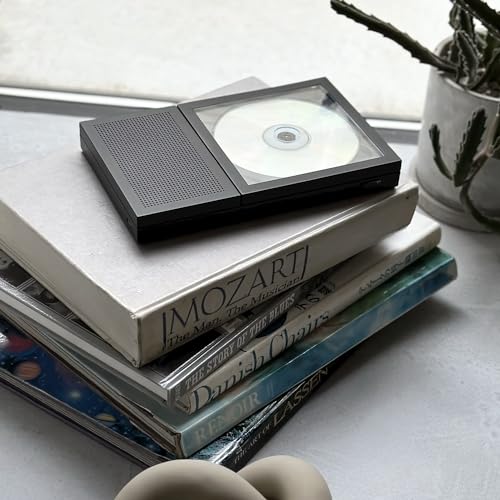 km5 Bluetooth CD Player Instant Disk Audio CP2 Black - WAFUU JAPAN