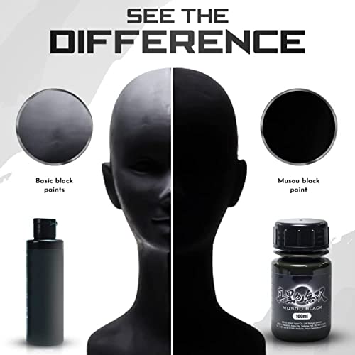 Koyo Orient Japan True Black Muso 100ml Paint for models - WAFUU JAPAN
