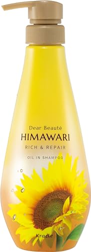 Kracie Dear Beauté HIMAWARI Oil-in shampoo rich&repair 500ml - WAFUU JAPAN