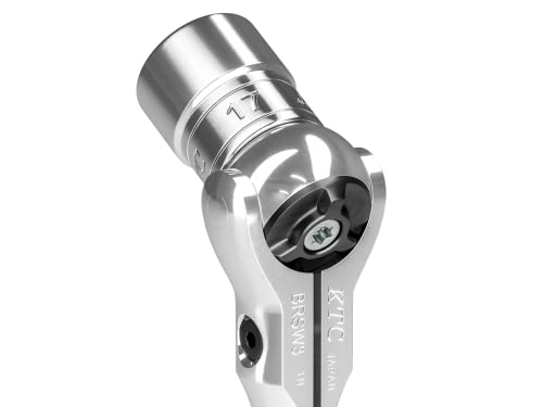 Kyoto Machine Tool (KTC) 9.5sq. long swivel ratchet handle BRSW3L silver - WAFUU JAPAN
