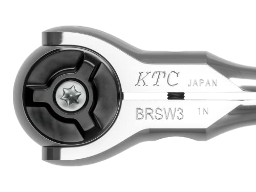 Kyoto Machine Tool (KTC) 9.5sq. long swivel ratchet handle BRSW3L silver - WAFUU JAPAN