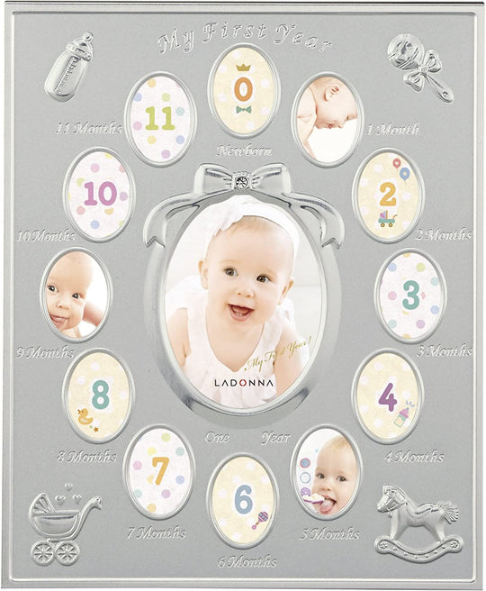 LADONNA Baby Frame MB84-130-SV 12month Baby Frame Silver - WAFUU JAPAN