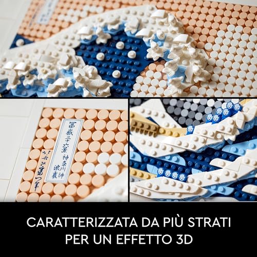 LEGO Art Hokusai - The Great Wave 31208 Building Kit - WAFUU JAPAN