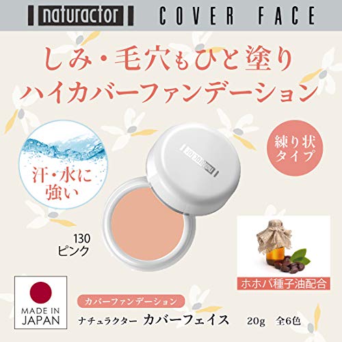 Meiko Cosmetics Naturactor Cover Face Concealer Foundation 20g - WAFUU JAPAN
