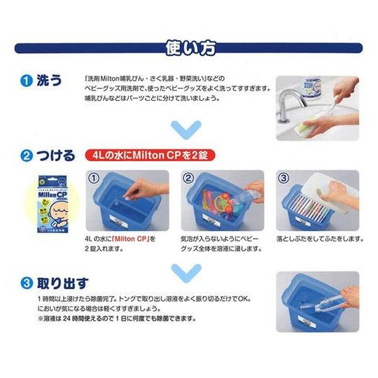 Milton Mom Set (special container + 36 CP tablets) - WAFUU JAPAN