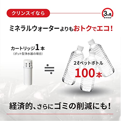 Mitsubishi Chemical Cleansui Purifier Pot-type Pot Series White CP012-WT - WAFUU JAPAN