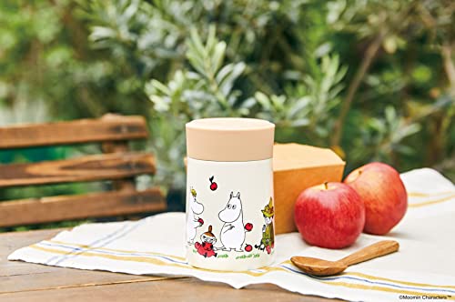 MOOMIN Vacuum Insulated Soup Jar BOOK Ivory - WAFUU JAPAN