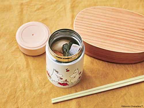 MOOMIN Vacuum Insulated Soup Jar BOOK Ivory - WAFUU JAPAN