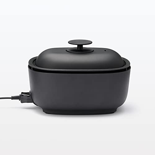 MUJI JAPAN Deep Grill Pot MJ-HPFK1 2021AW model Black 100V - WAFUU JAPAN