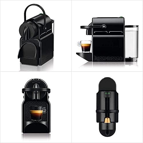 NESPRESSO INISSIA Capsule Coffeemaker 0.6L water tank capacity D40-BK-W - WAFUU JAPAN