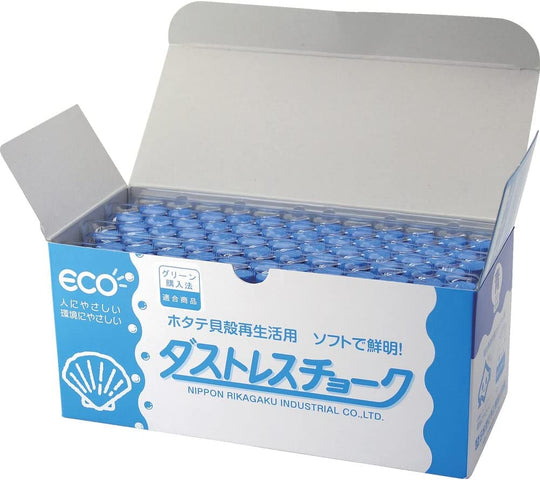 Nihon Rikagaku Industry Chalk Blue 72pcs DCC-72-BU - WAFUU JAPAN