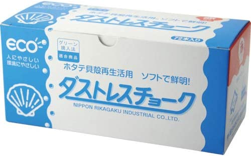 Nihon Rikagaku Industry Chalk Red 72pcs DCC-72-R - WAFUU JAPAN
