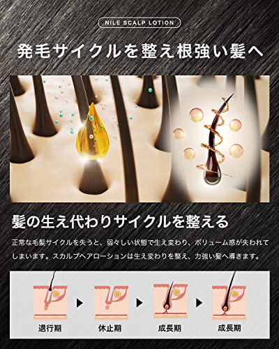 NILE Hair Growth Scalp Hair Tonic for Men - WAFUU JAPAN