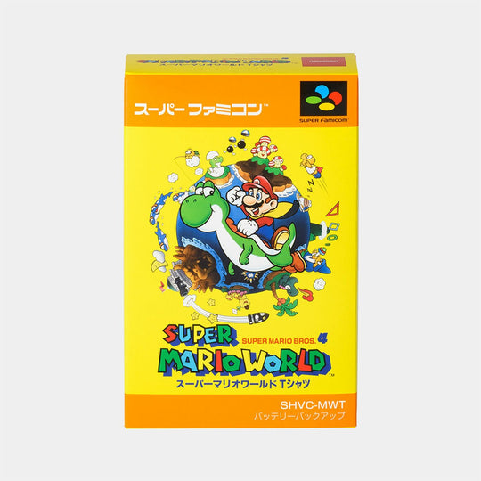 Nintendo TOKYO Official T-shirts Super Mario World Yellow - WAFUU JAPAN