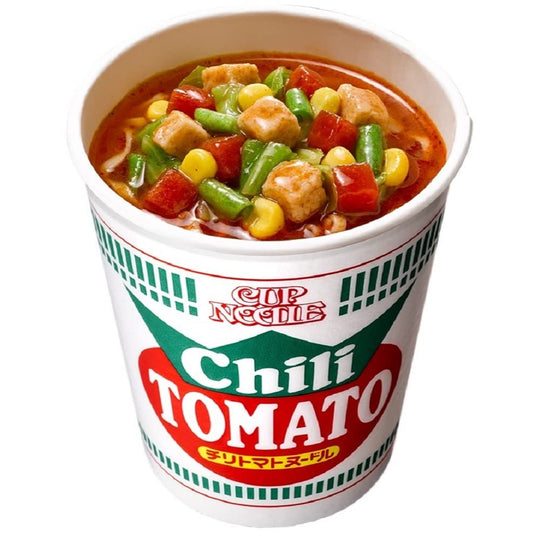 Nissin Cup Noodle Chili Tomato 76g X 20 Cups Made In Japan - WAFUU JAPAN