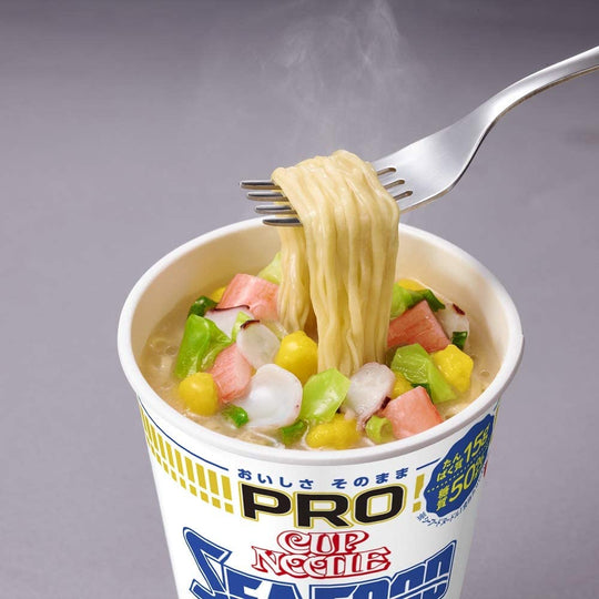 Nissin Cup Noodles Seafood PRO Ramen (Pack of 12) - WAFUU JAPAN