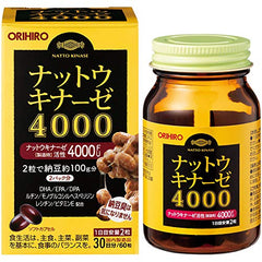 ORIHIRO Nattokinase 4000 60 TABLETS - WAFUU JAPAN