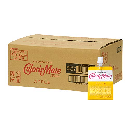 Otsuka Calorie Mate Jelly Apple Flavor 215g x 24 bags - WAFUU JAPAN