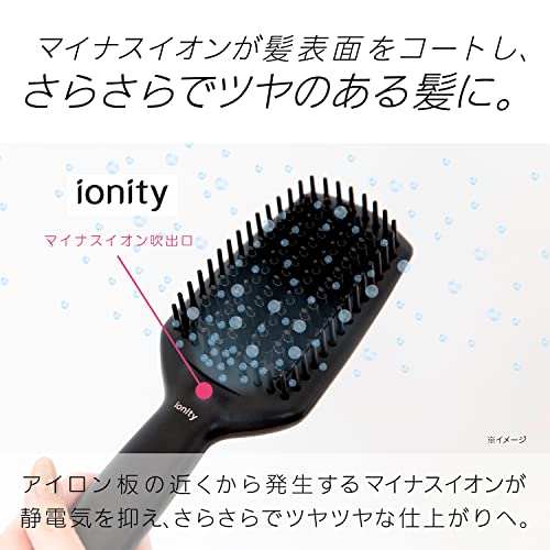 Panasonic Brush Iron Straighten Ionicity International Black EH-HS30-K ※AC100-240VOK - WAFUU JAPAN