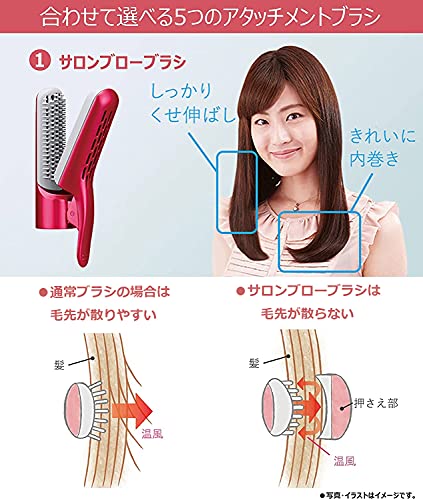 Panasonic Kururu Dryer Nano Care International Rouge Pink EH-KN9C-RP - WAFUU JAPAN