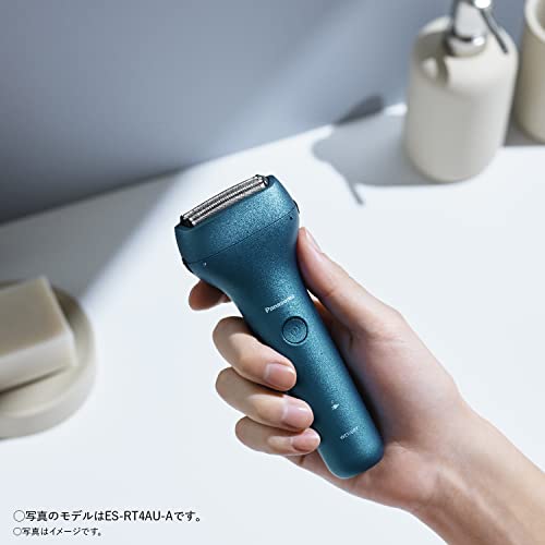 Panasonic Men's Shaver 3 Blades USB Rechargeable Model Dark Navy ES-RT1AU-A - WAFUU JAPAN
