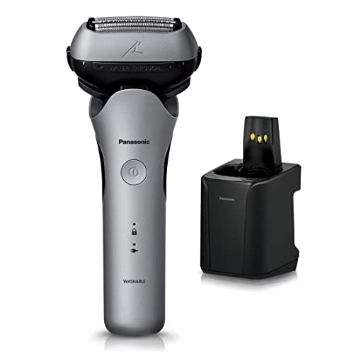 Panasonic Men's Shaver Ramdash 3 Blades Silver with Fully Automatic Washer Shave while charging ES-LT8P-S - WAFUU JAPAN