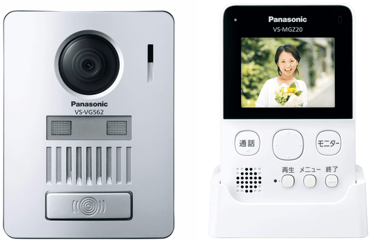 Panasonic Panasonic Wireless TV Door Phone with LED light VS-SGZ20L - WAFUU JAPAN