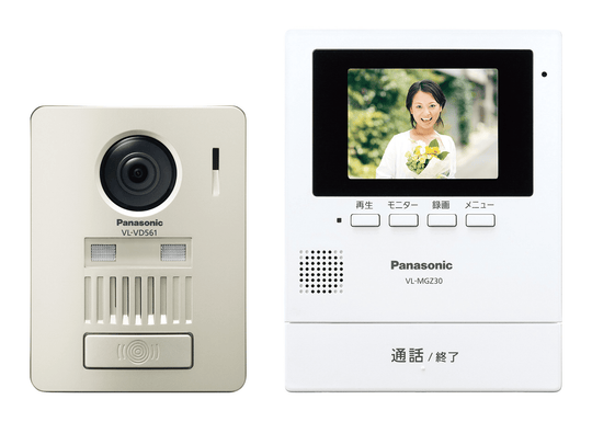 Panasonic VL-SGZ30 Monitor wall-mounted wireless TV door phone - WAFUU JAPAN