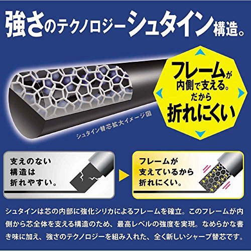 Pentel Sharpie Leads Ein Stein HB XC275HB-3P 3-pack - WAFUU JAPAN