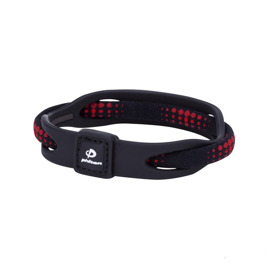 Phiten Bracelet Rakuwa X50 Silicone Hybrid Black - WAFUU JAPAN