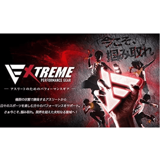 Phiten RAKUWA bracelet EXTREME cross red/white 16cm - WAFUU JAPAN