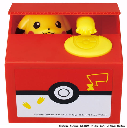 Pickachu Coin Bank Pokemon-Go inspired Electronic Coin Money - WAFUU JAPAN