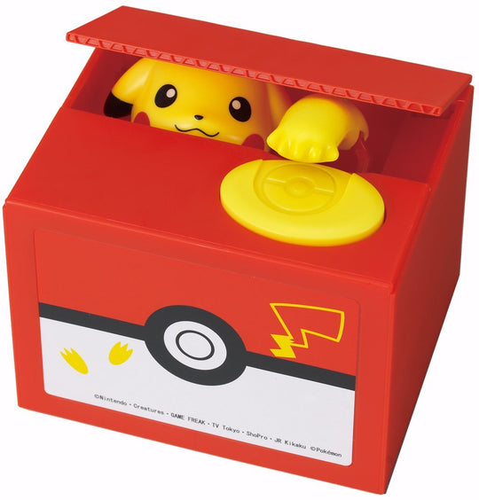 Pickachu Coin Bank Pokemon-Go inspired Electronic Coin Money - WAFUU JAPAN