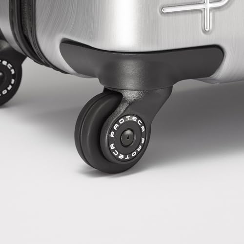 Proteca Carry-on suitcase 36L 3kg caster stopper Made in Japan Traction No.01331 Gunmetalic Hairline - WAFUU JAPAN