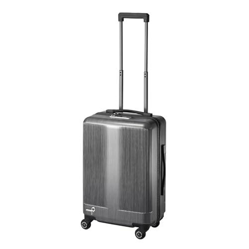 Proteca Carry-on suitcase 36L 3kg caster stopper Made in Japan Traction No.01331 Gunmetalic Hairline - WAFUU JAPAN
