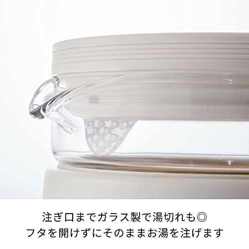 recolte Double Wall Glass Kettle RDG-1 - WAFUU JAPAN