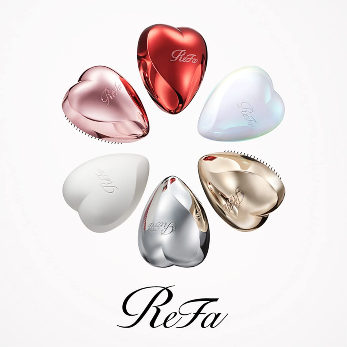 ReFa HEART BRUSH Champagne Gold