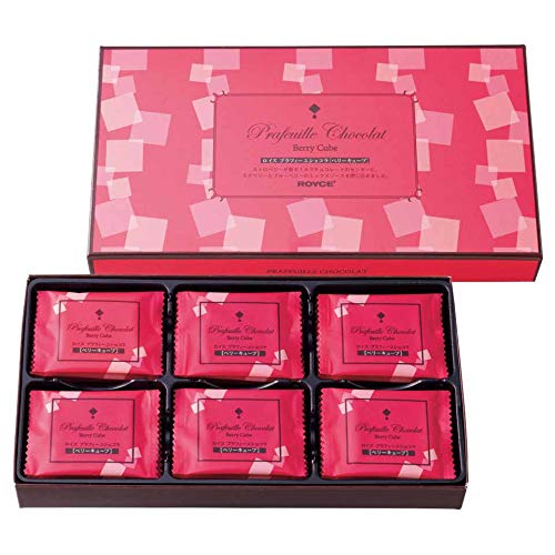 ROYCE' Plafeuille Chocolat Berry Cube - WAFUU JAPAN