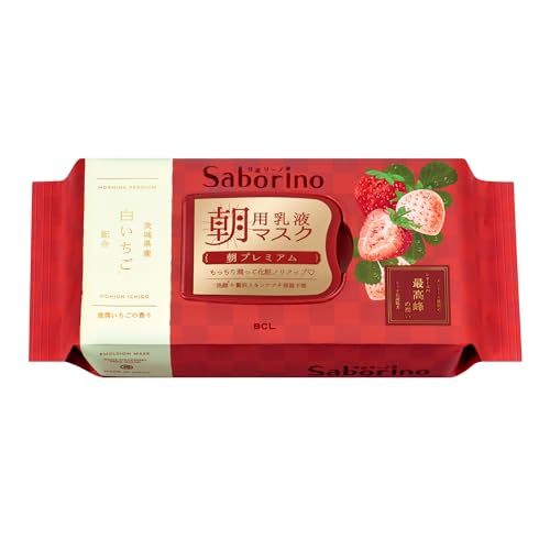 Saborino Morning Care Face Mask Rich Strawberry - WAFUU JAPAN