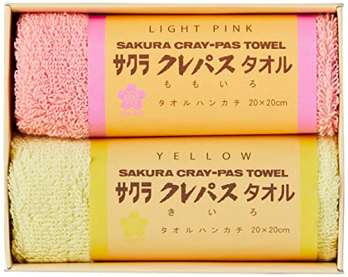 SAKURA CRAY-PAS Towel Set Cotton Pink CR1206-PI - WAFUU JAPAN