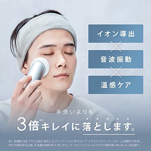 SALONIA Facial Cleansing Ion Facial Brush SAL21202SL - WAFUU JAPAN