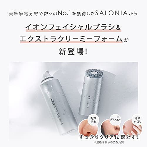SALONIA Facial Cleansing Ion Facial Brush SAL21202SL - WAFUU JAPAN