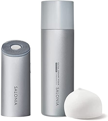 SALONIA Facial Cleansing Ion Facial Brush SAL21202SL - WAFUU JAPAN