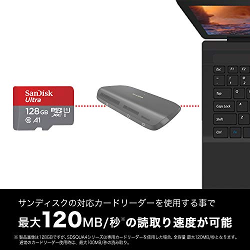 SanDisk microSD 512GB UHS-I Class10 Ultra SDSQUA4-512G-EPK - WAFUU JAPAN