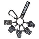 Sanrio Kuromi Charm Keychain We Are Kuromi 5 Black 5cm