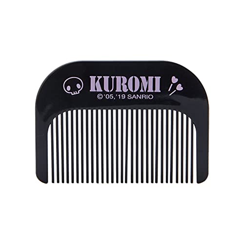 SANRIO Kuromi Face Shaped Mirror & Comb Set 963844 - WAFUU JAPAN
