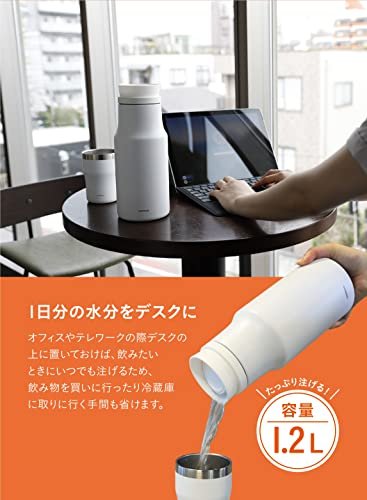 SANTECO stainless steel pot 1.2L Keep warm keep cold - WAFUU JAPAN